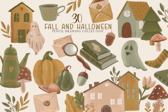 Evaluating the Versatility of Cute Fall and Halloween Clipart for Seasonal Design Projects