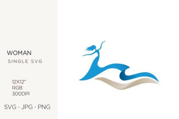Evaluating the Water Wave Woman Design: A Guide to Vector Assets for Creative Projects