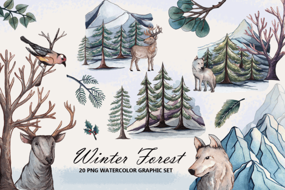 Integrating High-Quality Winter Forest Clipart into Professional Creative Workflows