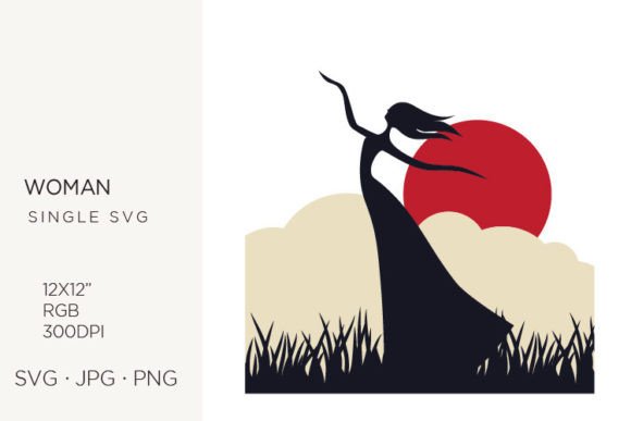 Mastering Female Figure and Clouds Vector Art for Professional Designs