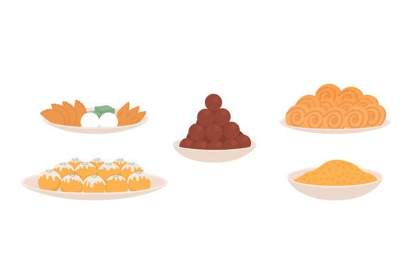Traditional Diwali Snacks Objects Set: A Designer's Guide