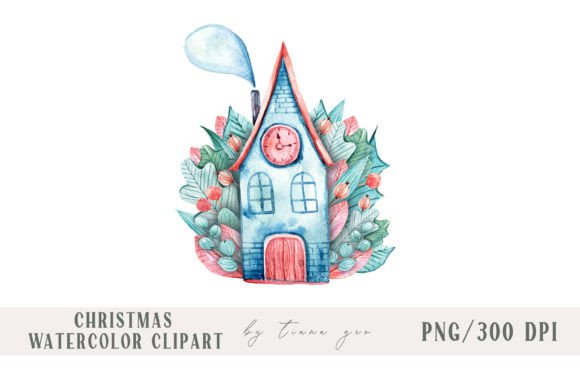 Unlocking Festive Creativity with Watercolor Christmas House Sublimation