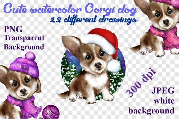 Unlocking Holiday Creativity: A Guide to Using Cute Watercolor Corgi Dog Christmas PNGs for Unique Designs
