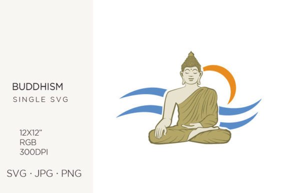 Unlocking Serenity: A Practical Guide to Using Sea Coast and Gold Buddha Vector Art