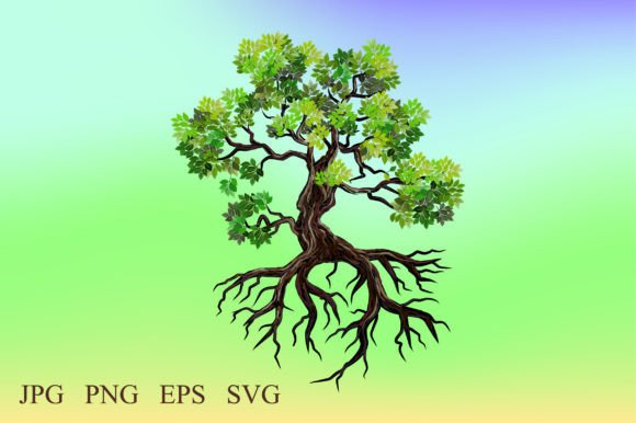 Unlocking the Potential of Old Mangrove Tree Vector Illustrations for Modern Branding and Design